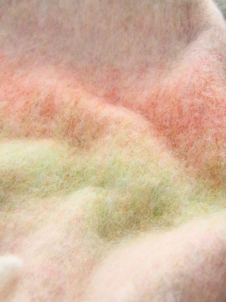 Pastel Ombre Heavyweight Blanket Scarf - Image 7 of 7