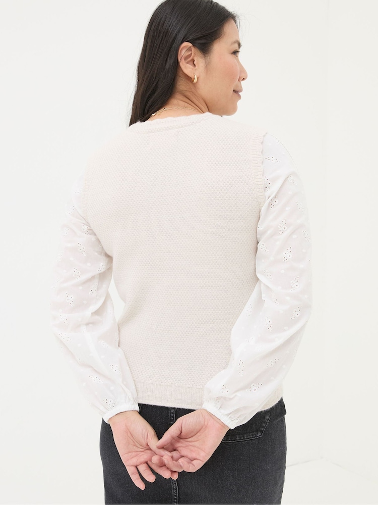 FatFace Evelyn Ivory 2 In 1 Tank Top - Image 2 of 5