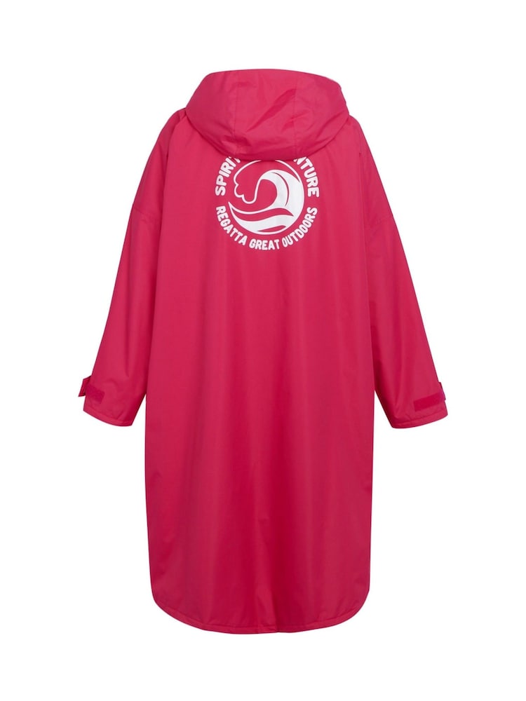 Regatta Pink Adult Waterproof Changing Robe - Image 9 of 10