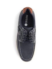 Pavers Navy Pavers Blue Casual Lace Up Shoes - Image 4 of 5