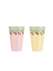 Cath Kidston Strawberry Melamine Picnic Tumblers 8 Pack - Image 5 of 5