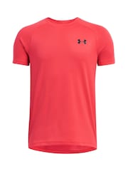 Under Armour Red Chrome Tech 20 Short Sleeve T-Shirt - Image 1 of 3