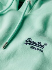 Superdry Green Essential Logo Hoodie - Image 5 of 6
