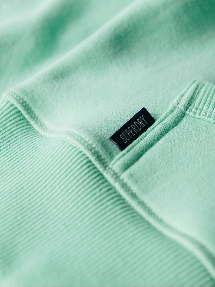 Superdry Green Essential Logo Hoodie - Image 6 of 6