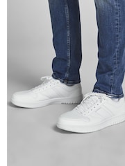 JACK & JONES White Jam Low Trainers - Image 1 of 5