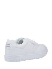 JACK & JONES White Jam Low Trainers - Image 3 of 5
