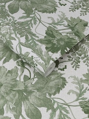 Graham & Brown Green Enzia Wallpaper Sample - Image 3 of 3