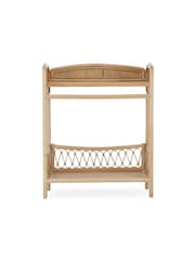 Cuddleco Natural Aria Wave Rattan Changing Table with Hanging Rail - Image 3 of 4