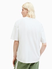 AllSaints White Fest Crew Neck T-Shirt - Image 6 of 7