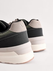 Kaki zelena - Nylon tekač čevlji - Slika 5 iz 7