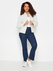 M&Co Cream Boucle Bomber Jacket - Image 2 of 4
