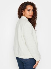 M&Co Cream Boucle Bomber Jacket - Image 3 of 4
