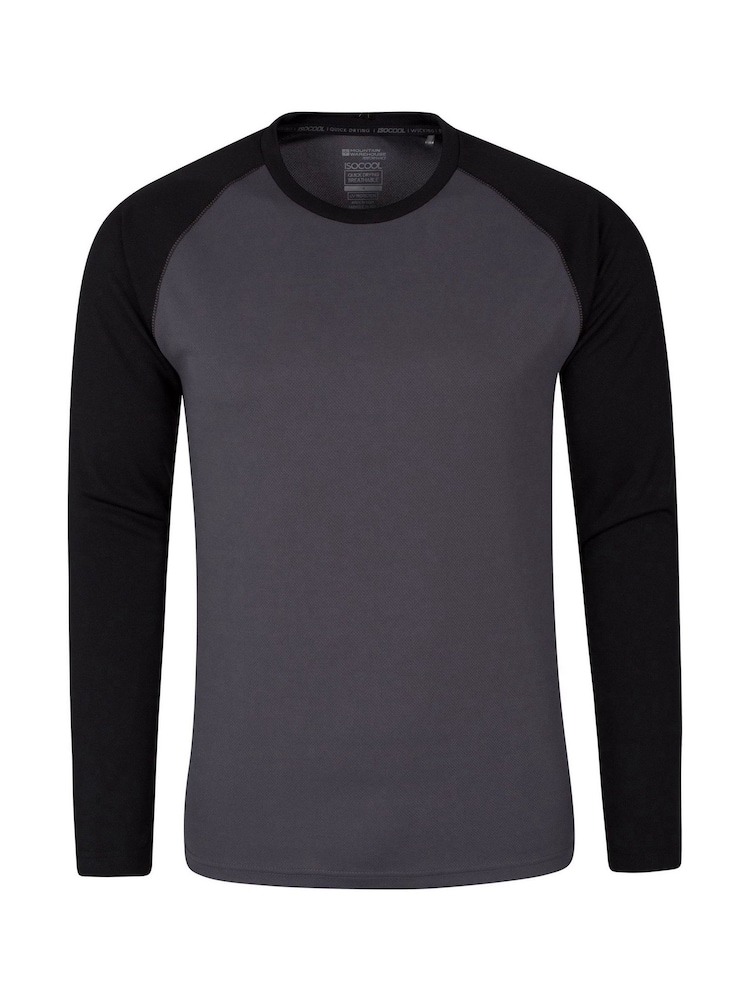 Mountain Warehouse Black Endurance Mens Long Sleeved Top - Image 1 of 4