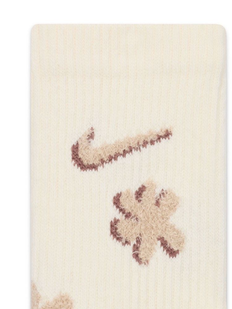 Nike Neutral Everyday Plus Flower Cushioned Crew Socks 2 Pack - Image 4 of 4