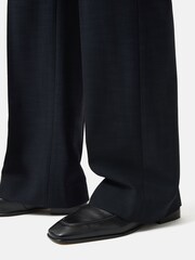 Jigsaw Blue Crosshatch Mason Trousers - Image 6 of 6