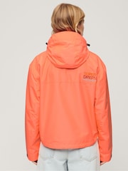 Superdry Pink Hooded Embroidered SD Windbreaker Jacket - Image 2 of 4