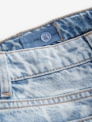 Blue All-Over Skull Denim 100% Cotton Jeans (3-16yrs) - Image 7 of 8