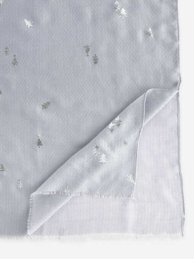 Foil Tree Lightweight Scarf - Image 10 of 10