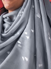 Foil Tree Lightweight Scarf - Image 7 of 10