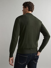 Fred Perry Vertical Stripe Knitted Polo Shirt - Image 2 of 7