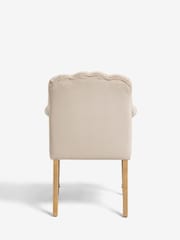 Laura Ashley Baron Chenille Hazlenut Ropsley Dining Chair - Image 5 of 8