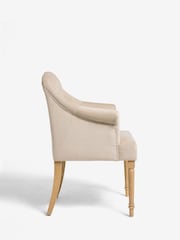 Laura Ashley Baron Chenille Hazlenut Ropsley Dining Chair - Image 7 of 8