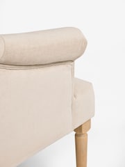 Laura Ashley Baron Chenille Hazlenut Ropsley Dining Chair - Image 8 of 8