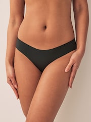 Black Brazilian No VPL Comfort Knickers 3 Pack - Image 2 of 8