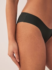 Black Brazilian No VPL Comfort Knickers 3 Pack - Image 3 of 8