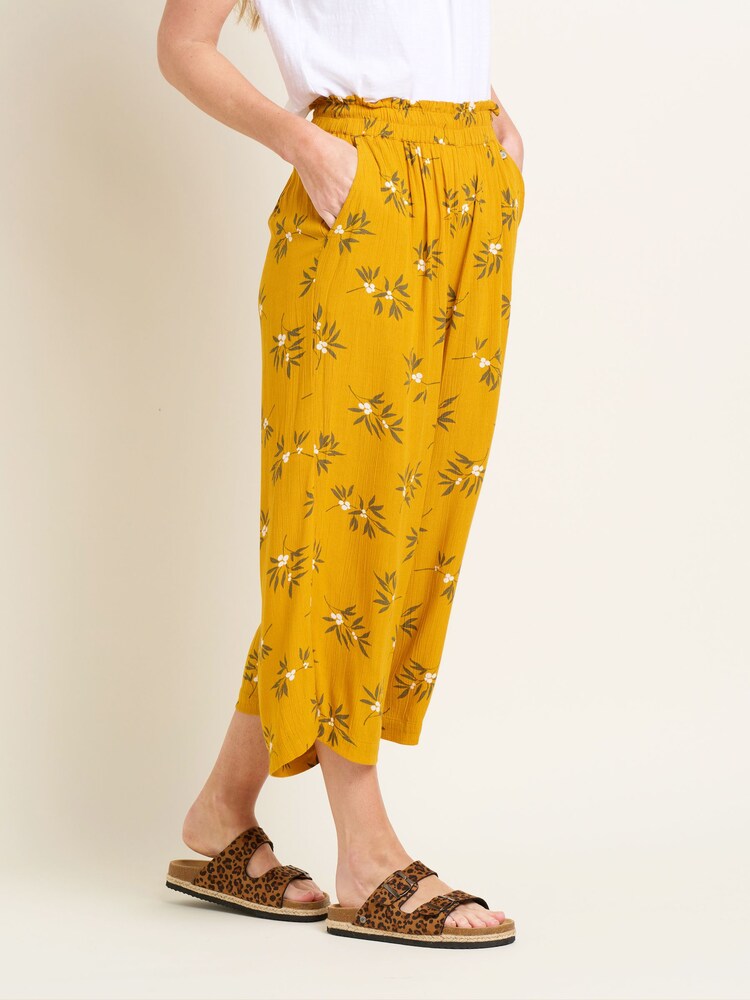Brakeburn Yellow Berry Culottes - Image 1 of 5