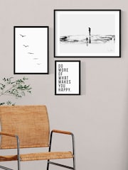 East End Prints Black Scandi Wall Set - Image 1 of 1