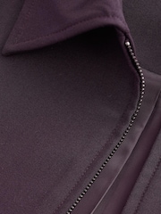 Burgundy Double Zip Tailored Jacket - Image 9 of 9