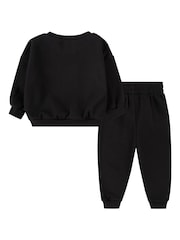 Nike Black Essential Fleece Crew Neck Set - Image 2 of 4