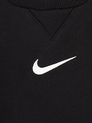 Nike Black Essential Fleece Crew Neck Set - Image 3 of 4