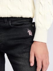U.S. Polo Assn. Black Coloured Bootleg Girls Denim Jeans - Image 4 of 6