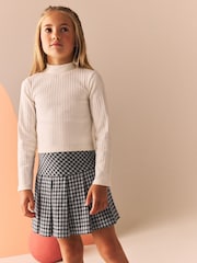 Schwarzweiß-kariert - Pleated Skort (3-16yrs) - Bild 1 von 8
