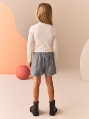 Schwarzweiß-kariert - Pleated Skort (3-16yrs) - Bild 3 von 8