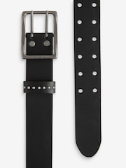 Black Premium Casual Burnished Belt - Image 4 of 5