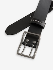 Black Premium Casual Burnished Belt - Image 5 of 5