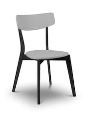 Julian Bowen Set of 4 Grey Casa Dining Chairs - Image 3 of 5