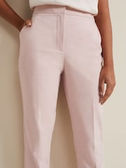 Phase Eight Pink Petite Ulrica Tapered Suit Trousers - Image 4 of 6