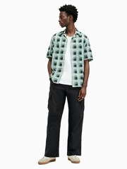AllSaints Black Verge Trousers - Image 4 of 8