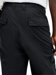 AllSaints Black Verge Trousers - Image 6 of 8
