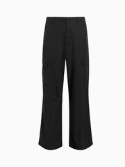AllSaints Black Verge Trousers - Image 8 of 8