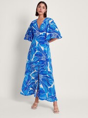 Monsoon Blue Maura Floral Tea Dress - Image 1 of 5