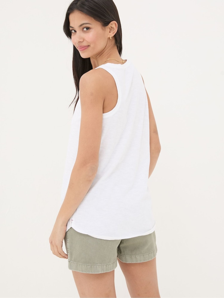 FatFace Kirsty White Vest - Image 2 of 6