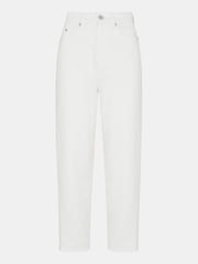 Whistles White Petite Petite Authentic Barrel Leg 100% Cotton Jeans - Image 5 of 5