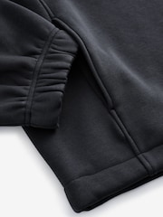 bleu encre - Sweat-shirt long à capuche Soft Touch Cosy Lined Fleece Heavyweight - Image 7 of 8