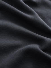 bleu encre - Sweat-shirt long à capuche Soft Touch Cosy Lined Fleece Heavyweight - Image 8 of 8