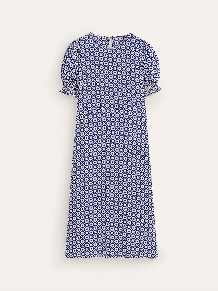 Boden Blue Petite Corinne Midi Tea Dress - Image 5 of 5